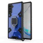 For Samsung Galaxy Note10 Space PC+TPU Ring Holder Protective Case(Blue)