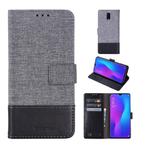 For OPPO R17 MUXMA MX102 Horizontal Flip Canvas Leather Case with Stand & Card Slot & Wallet Function(Black)