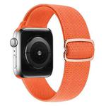 8-shaped Buckle Nylon Watch Band For Apple Watch Series 8&7 41mm / SE 2&6&SE&5&4 40mm / 3&2&1 38mm(Bright Orange)
