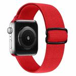 8-shaped Buckle Nylon Watch Band For Apple Watch Series 8&7 41mm / SE 2&6&SE&5&4 40mm / 3&2&1 38mm(Red)