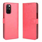 For Xiaomi Mi Mix Fold Crazy Horse Texture Horizontal Flip Leather Case with Holder & Card Slots & Lanyard(Red)