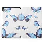 For Huawei Mate Pad T8-8.0 Dual-folding Coloured Drawing Voltage Horizontal Flip PU Leather Case with Holder(Butterfly)