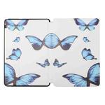 For Huawei MediaPad T5 Dual-folding Coloured Drawing Voltage Horizontal Flip PU Leather Case with Holder(Butterfly)