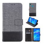 For Huawei Y7 Pro (2019) MUXMA MX102 Horizontal Flip Canvas Leather Case with Stand & Card Slot & Wallet Function(Black)