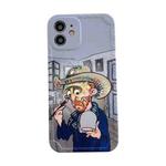 Shockproof Oil painting TPU Protective Case For iPhone 12 Pro(Face Painting)