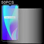 For OPPO Realme C15 50 PCS 0.26mm 9H 2.5D Tempered Glass Film
