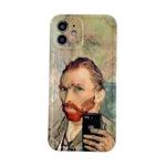 For iPhone 11 Pro Shockproof Oil Painting TPU Protective Case (Take Pictures)