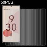 For Google Pixel 6 50 PCS 0.26mm 9H 2.5D Tempered Glass Film