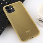For iPhone 11 Shockproof Liquid Latex Soft Protective Case(Gold)