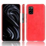 For Rakuten BIG S Shockproof Litchi Texture PC + PU + Flannel Case(Red)