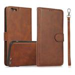 Calf Texture 2 in 1 Detachable Magnetic Back Cover Horizontal Flip Leather Case with Holder & Card Slots & Wallet & Photo Frame For iPhone 6s / 6(Brown)