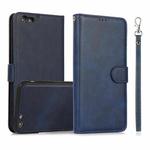 Calf Texture 2 in 1 Detachable Magnetic Back Cover Horizontal Flip Leather Case with Holder & Card Slots & Wallet & Photo Frame For iPhone 6s / 6(Blue)