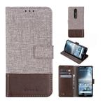 For Nokia 4.2 MUXMA MX102 Horizontal Flip Canvas Leather Case with Stand & Card Slot & Wallet Function(Brown)