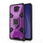 For Xiaomi Redmi Note 9 Space PC+TPU Ring Holder Protective Case(Purple)
