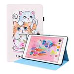 Animal Pattern Horizontal Flip Leather Case with Holder & Card Slots & Photo Frame & Sleep / Wake-up Function For iPad 9.7 2018 / 2017(Cat Brothers)