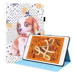 Animal Pattern Horizontal Flip Leather Case with Holder & Card Slots & Photo Frame & Sleep / Wake-up Function For iPad Mini 5 / 4 / 3 / 2 / 1(Little Flower dog)