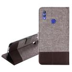 For Huawei Honor Note 10 MUXMA MX102 Horizontal Flip Canvas Leather Case with Stand & Card Slot & Wallet Function(Brown)