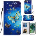 Painted Pattern Horizontal Flip Leather Case with Holder & Card Slots & Photo Frame For iPhone 8 Plus & 7 Plus(Phnom Penh Butterfly)