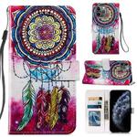 Painted Pattern Horizontal Flip Leather Case with Holder & Card Slots & Photo Frame For iPhone 11 Pro(Dreamcatcher)