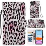 Painted Pattern Horizontal Flip Leather Case with Holder & Card Slots & Photo Frame For iPhone 11(Leopard)