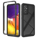 For Samsung Galaxy A82 5G Starry Sky Solid Color Series Shockproof PC + TPU Case(Black)
