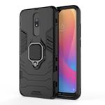 For Xiaomi Redmi 8 / 8A Shockproof PC + TPU Case with Magnetic Ring Holder(Black)