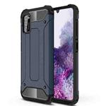 For Samsung Galaxy A02s US Version Magic Armor TPU + PC Combination Case(Navy Blue)