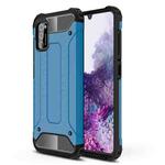For Samsung Galaxy A02s US Version Magic Armor TPU + PC Combination Case(Blue)