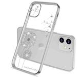 For iPhone 11 Pro Max Ultra-thin Electroplating Dandelion Pattern Protective Case (Silver)