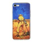 Oil Painting Pattern TPU Shockproof Case For iPhone SE 2022 / SE 2020 / 8 / 7(Wheat Field)