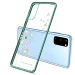 For Samsung Galaxy S20 Ultra-thin Electroplating Dandelion Pattern Protective Case(Green)