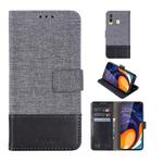For Galaxy A60 MUXMA MX102 Horizontal Flip Canvas Leather Case with Stand & Card Slot & Wallet Function(Black)