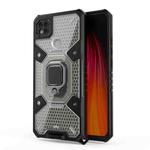 For Xiaomi Redmi 9C Space PC+TPU Ring Holder Protective Case(Grey)