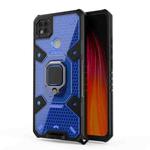 For Xiaomi Redmi 9C Space PC+TPU Ring Holder Protective Case(Blue)