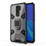 For Xiaomi Redmi 9 Space PC+TPU Ring Holder Protective Case(Grey)