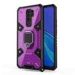 For Xiaomi Redmi 9 Space PC+TPU Ring Holder Protective Case(Purple)