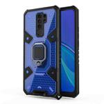 For Xiaomi Redmi 9 Space PC+TPU Ring Holder Protective Case(Blue)