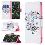 For Nokia X10 / X20 Colored Drawing Pattern Horizontal Flip Leather Case with Holder & Card Slots & Wallet(Tree)