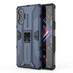 For Xiaomi Redmi K40 Gaming Supersonic PC + TPU Shock-proof Protective Case with Holder(Dark Blue)