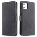For iPhone 11 Diaobaolee Pure Fresh Texture Horizontal Flip Leather Case, with Holder & Card Slot & Wallet & Photo Frame(Black)