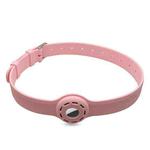 Pet Collar Anti-scratch Shockproof Silicone Protective Cover Case For AirTag(Pink)