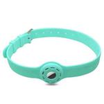 Pet Collar Anti-scratch Shockproof Silicone Protective Cover Case For AirTag(Mint Green)