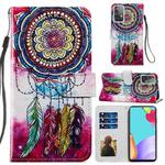 For Samsung Galaxy A52 5G / 4G Painted Pattern Horizontal Flip Leather Case with Holder & Card Slots & Photo Frame(Dreamcatcher)
