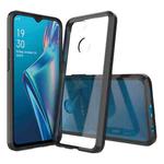For OPPO A12 Shockproof Scratchproof TPU + Acrylic Protective Case(Black)