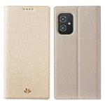 For Asus Zenfone 8 ZS590KS ViLi DMX Series Shockproof TPU + PU Leather Magnetic Attraction Horizontal Flip Case with Card Slot & Holder(Gold)