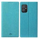 For Asus Zenfone 8 ZS590KS ViLi DMX Series Shockproof TPU + PU Leather Magnetic Attraction Horizontal Flip Case with Card Slot & Holder(Blue)