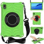 For Huawei MediaPad M5 Lite 8.0 inch Spider King EVA Protective Case with Adjustable Shoulder Strap & Holder(Green)