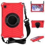 For Samsung Galaxy Tab A7 Lite 8.7 SM-T220 / SM-T225 Spider King EVA Protective Case with Adjustable Shoulder Strap & Holder(Red)