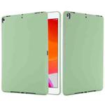 Solid Color Liquid Silicone Dropproof Full Coverage Protective Case For iPad 10.2 2019 / 10.2 2020 / 10.2 2021 / Pro 10.5 2017 / Air 10.5 2019(Green)