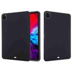 For iPad Pro 11 2018 / 2020 Solid Color Liquid Silicone Dropproof Full Coverage Protective Tablet Case(Black)